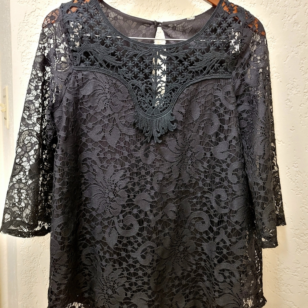 Black lace Blouse